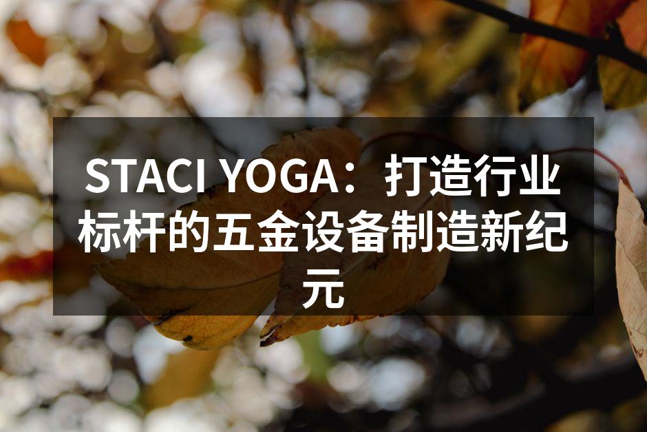 STACI YOGA新型电动工具展示